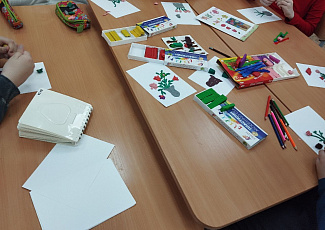 Для детей проведено творческое занятие «День весенний»